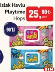 HOPS ISLAK HAVLU PLAYTİME 90'Lİ HOPS ISLAK HAVLU PLAYTİME 90'Lİ